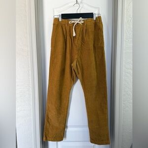 Seeker Gold Corduroy Drawstring Drop Crotch Pants Size S (US 6)
